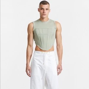 Dion Lee Mint Green Unisex Top (Medium)